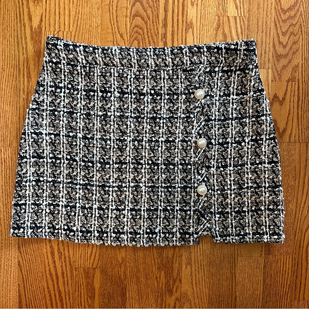 Tweed pencil skirt women’s XL US 12 fall winter SHEIN